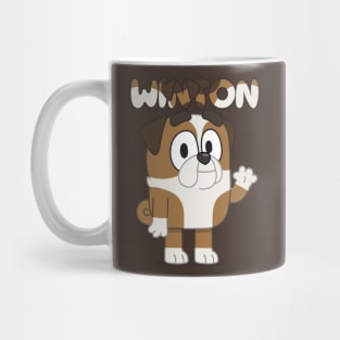 Winton is an English bulldog Mug